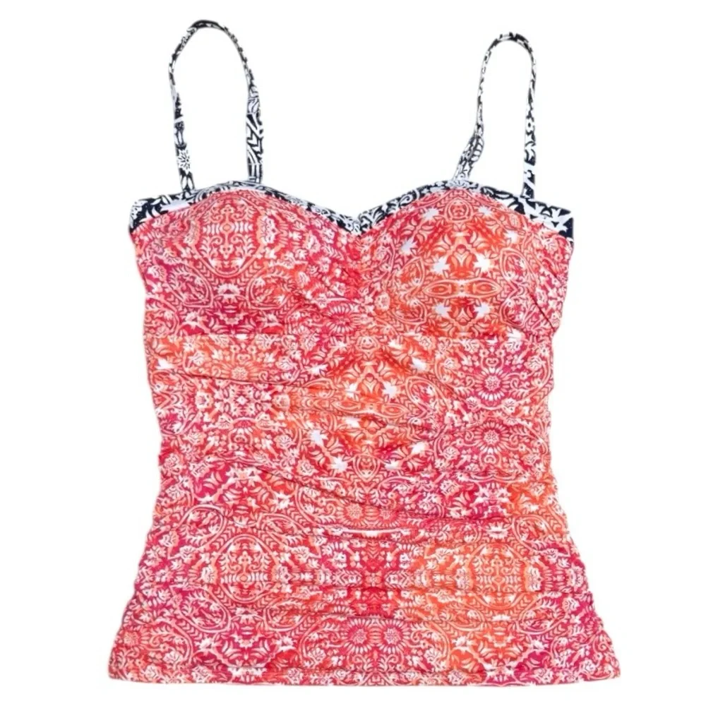 Tommy Bahama Coral OTS Tankini Top - Picture 2 of 9